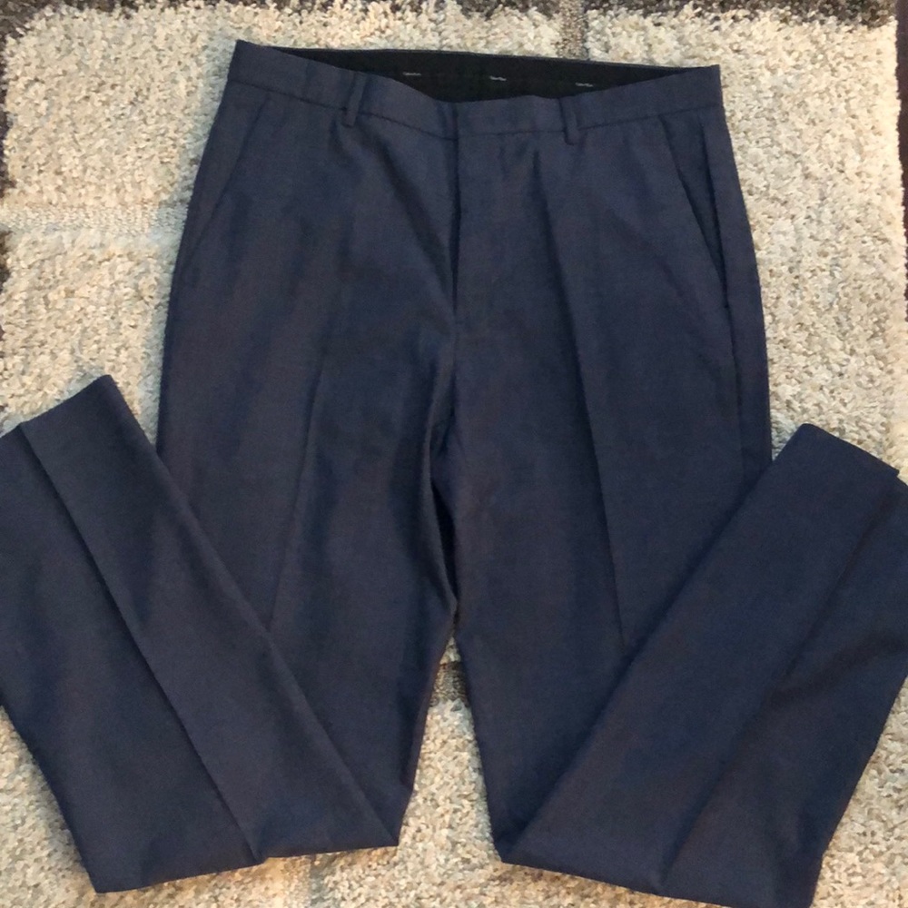Calvin Klein Blue Dress Pants